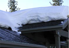 Roof DeIcing on Coyote Moon Country Club.